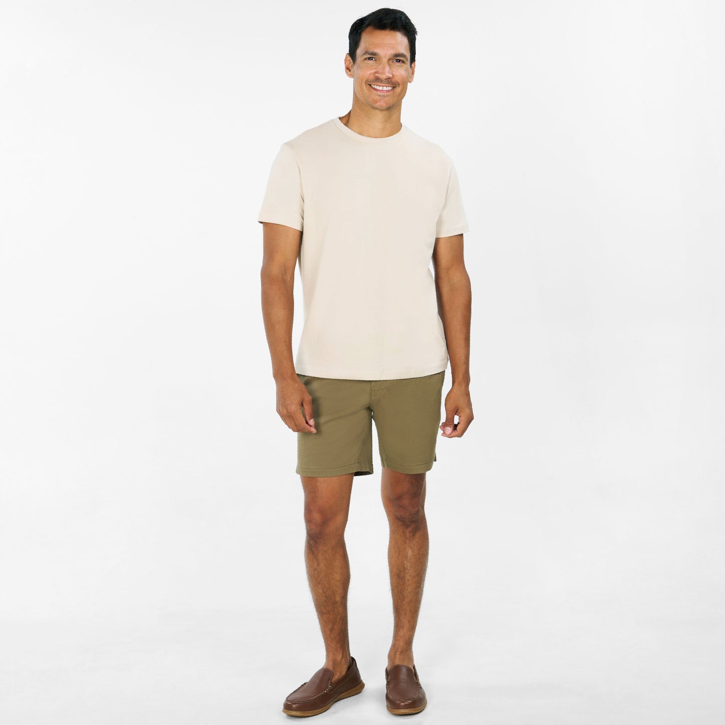 Ash & Erie Nimbus Crew Neck T-Shirt for Short Men Short Sleeve Tee