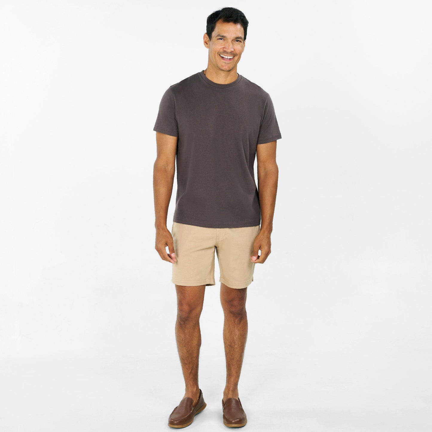 Ash & Erie Shale Crew Neck T-Shirt for Short Men Short Sleeve Tee