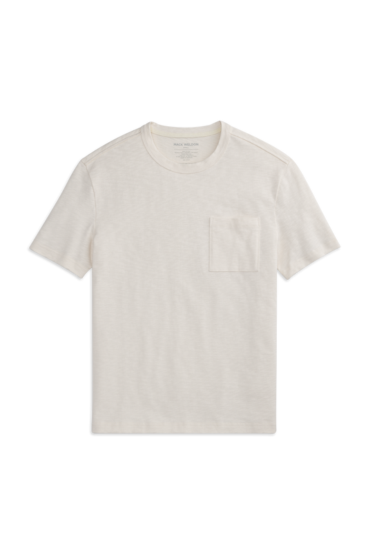 Front view of Heavyweight Relaxed T-Shirt in Froth