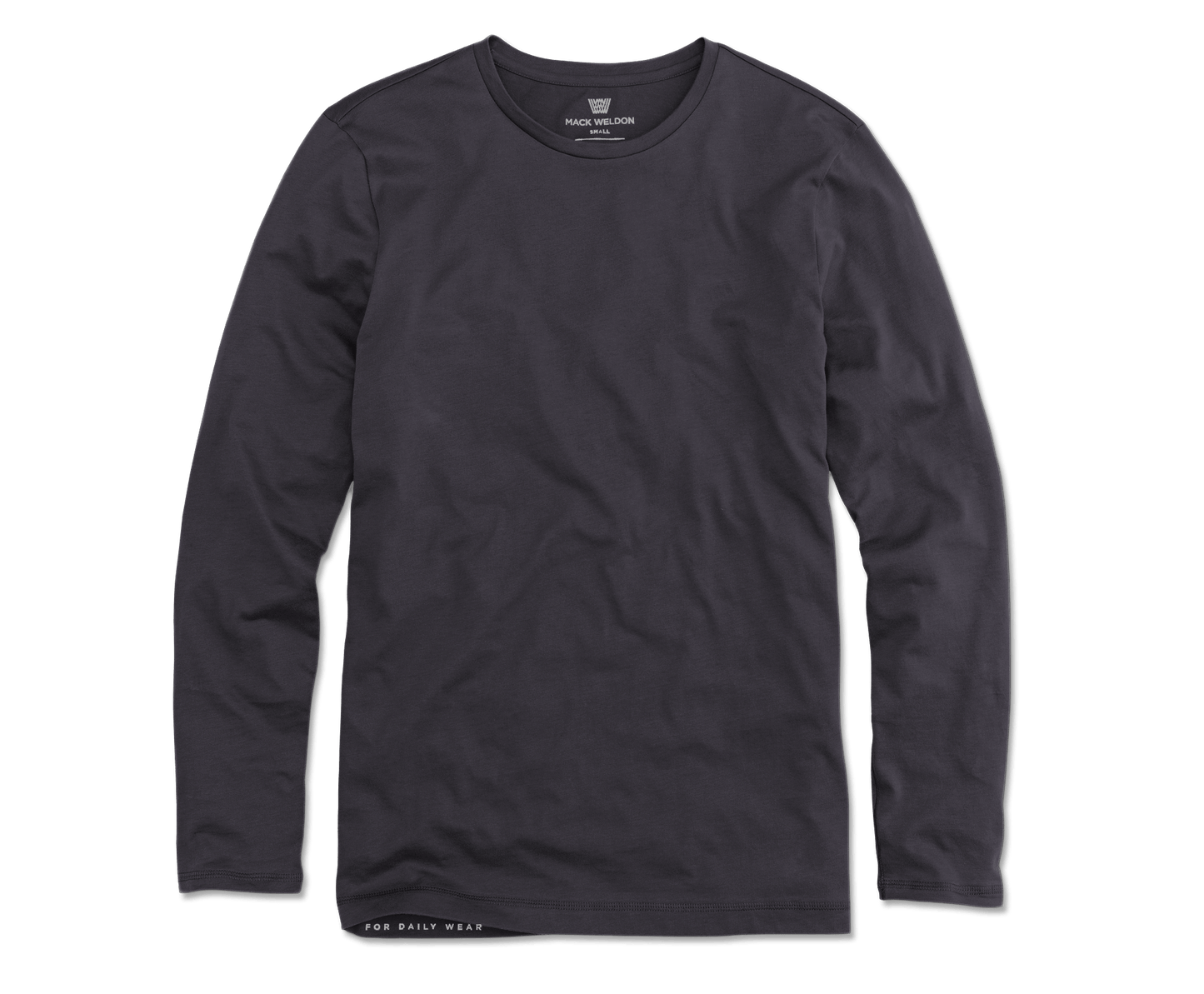 Nine Iron | Front view of Pima Long Sleeve T-Shirt in Nine Iron
