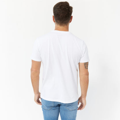 Ash & Erie White Pima Cotton Crew Neck T-Shirt for Short Men   Short Sleeve Premium Tee